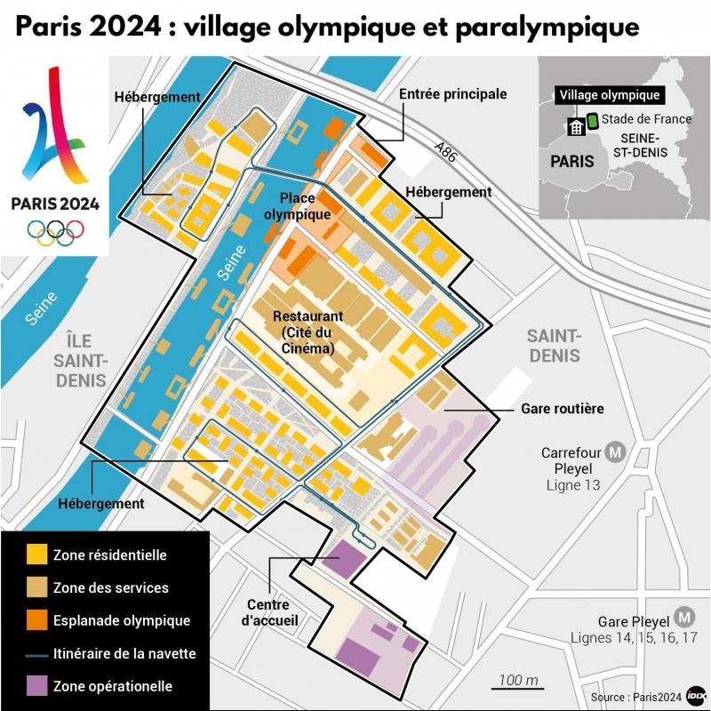 Contribution à la stratégie urbaine des JO 2024