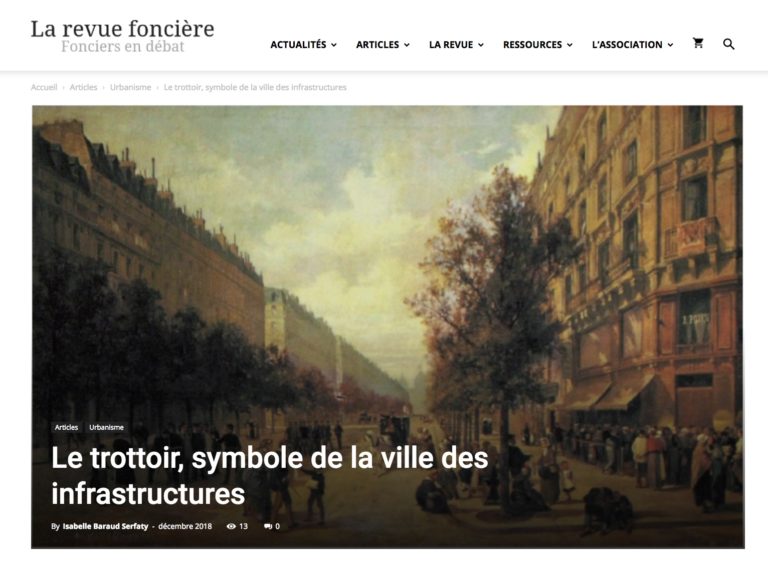 image article trottoir revue fonciere