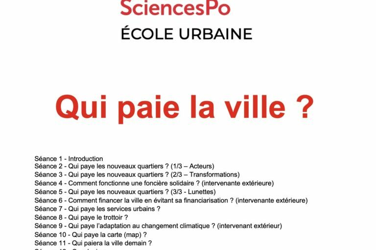 cours qui paie la ville